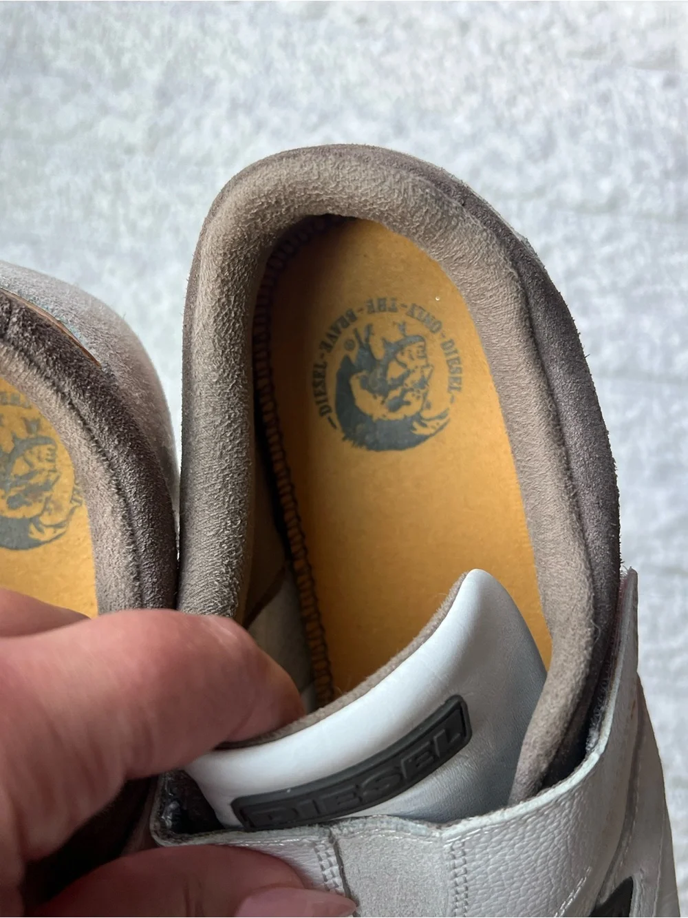 Diesel Vintage Low Profile Slip On Sneaker MATTHEW On Driver Shoe Leather 10.5